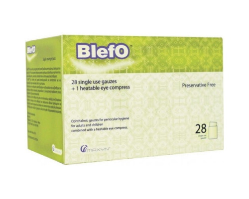 Maxyn Blefo Οφθαλμικές Γάζες, 28τμχ + Θερμαινόμενο Επίθεμα Ματιών, 1τμχ Maxyn Blefo Οφθαλμικές Γάζες, 28τμχ + Θερμαινόμενο Επίθεμα Ματιών, 1τμχ