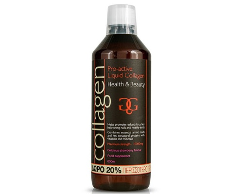 Total Health Solutions Collagen Pro Active Liquid Πόσιμο Κολλαγόνο με Γεύση Φράουλα + ΔΩΡΟ 20% Επιπλέον Προϊόν, 600ml Total Health Solutions Collagen Pro Active Liquid Πόσιμο Κολλαγόνο με Γεύση Φράουλα + ΔΩΡΟ 20% Επιπλέον Προϊόν, 600ml