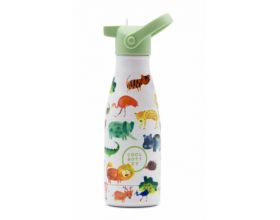 Cool Bottles, Παιδικό Παγούρι Νερού-Θερμός με Καλαμάκι και Πώμα, African Safari, 260ml, 24m+, 1τμχ.