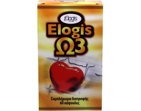 Elogis Ω3 1000mg Συμπλήρωμα Διατροφής με Ωμέγα 3 Λιπαρά Οξέα, 60 κάψουλες