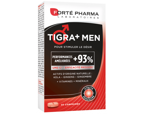 Forte Pharma Tigra+ Men Συμπλήρωμα Διατροφής για την Σεξουαλική Τόνωση των Ανδρών, 28 δισκία