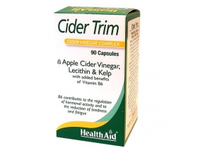 Health Aid Cider Trim Συμπλήρωμα Αδυνατίσματος με μηλόξυδο, 90 κάψουλες 