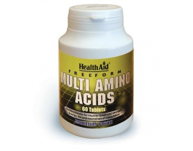 Health Aid Μulti Amino Acids Free Form Συμπλήρωμα Διατροφής με Αμινοξέα, 60 ταμπλέτες