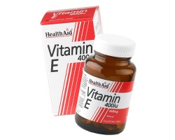 Health Aid Vitamin E 400 IU 268mg Συμπλήρωμα Διατροφής με Βιταμίνη Ε & Αντιοξειδωτική Δράση, 30 κάψουλες