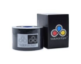 Hegu Balance Tape Ταινία Κινησιοεπίδεσης 5cm x 6m σε Χρώμα Μαύρο, 1τμχ