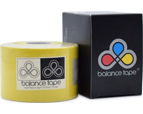 Hegu Balance Tape Ταινία Κινησιοεπίδεσης 5cm x 6m σε Χρώμα Κίτρινο, 1τμχ