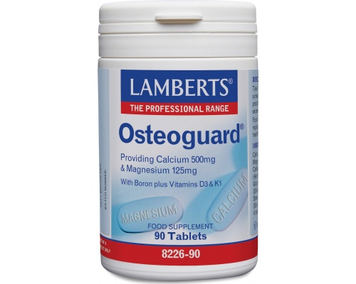 Lamberts Osteoguard Συμπλήρωμα Διατροφής με Ασβέστιο & Μαγνήσιο για Υγιή Οστά, 90 ταμπλέτες