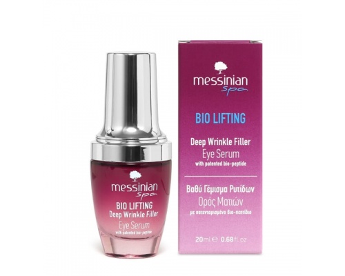 Messinian Spa Bio Lifting Deep Wrinkle Filler Eye Serum Ορός Ματιών για Βαθύ Γέμισμα Ρυτίδων, 20ml Messinian Spa Bio Lifting Deep Wrinkle Filler Eye Serum Ορός Ματιών για Βαθύ Γέμισμα Ρυτίδων, 20ml