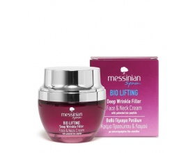 Messinian Spa Bio Lifting Deep Wrinkle Filler Face & Neck Cream Κρέμα Προσώπου & Λαιμού για Βαθύ Γέμισμα Ρυτίδων, 50ml