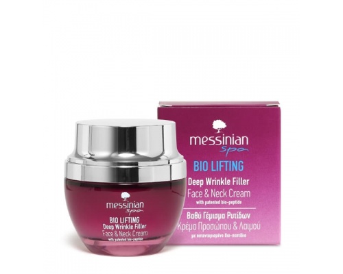 Messinian Spa Bio Lifting Deep Wrinkle Filler Face & Neck Cream Κρέμα Προσώπου & Λαιμού για Βαθύ Γέμισμα Ρυτίδων, 50ml Messinian Spa Bio Lifting Deep Wrinkle Filler Face & Neck Cream Κρέμα Προσώπου & Λαιμού για Βαθύ Γέμισμα Ρυτίδων, 50ml