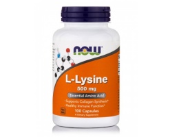 Now Foods L-Lycine 500mg Συμπλήρωμα Διατροφής για την Ενίσχυση του Ανοσοποιητικού Συστήματος, 100 κάψουλες