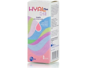 Rafarm Hyal Plus Eye Drops 0.4% Ενυδατικό Κολλύριο για την Ξηροφθαλμία, 10ml Rafarm Hyal Plus Eye Drops 0.4% Ενυδατικό Κολλύριο για την Ξηροφθαλμία, 10ml