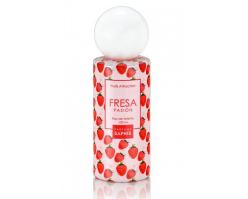 Saphir Parfums, Νεανικό Άρωμα, Fresa Pasion, Eau De Toilette, 100ml. Saphir Parfums, Νεανικό Άρωμα, Fresa Pasion, Eau De Toilette, 100ml.