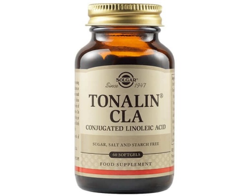 Solgar Tonalin CLA 1300mg Συμπλήρωμα Διατροφής για Αδυνάτισμα & Διατήρηση του Μυϊκού Ιστού, 60 μαλακές κάψουλες