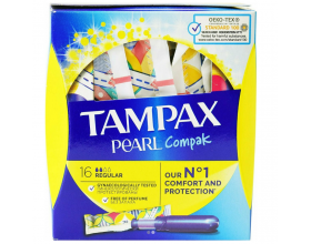 Tampax Compak Pearl Regular, Ταμπόν Υψηλής Απορροφητικότητας για Κανονική Ροή, 16τμχ.