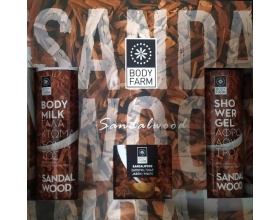 BodyFarm Gift Set SandalWood Σετ Δώρου με Αφρόλουτρο, Γαλάκτωμα Σώματος & Σαπούνι, 3τμχ