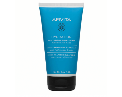 Apivita Moisturizing Conditioner Μαλακτική Κρέμα Ενυδάτωσης, για όλους τους τύπους μαλλιών, 150ml Apivita Moisturizing Conditioner Μαλακτική Κρέμα Ενυδάτωσης, για όλους τους τύπους μαλλιών, 150ml