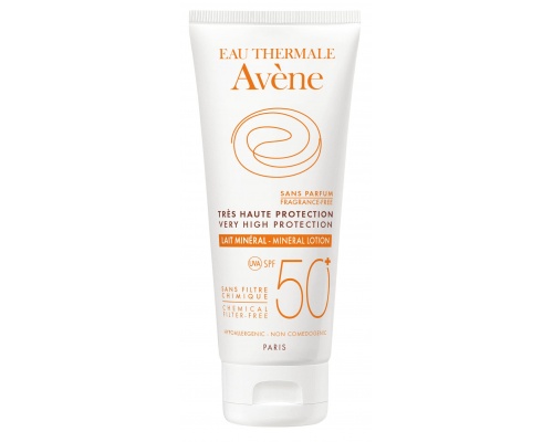 Avene Eau Thermale Lait Mineral SPF50+ Αντηλιακό Γαλάκτωμα Σώματος για Ευαίσθητο & Μη Ανεκτικό Δέρμα, 100ml Avene Eau Thermale Lait Mineral SPF50+ Αντηλιακό Γαλάκτωμα Σώματος για Ευαίσθητο & Μη Ανεκτικό Δέρμα, 100ml