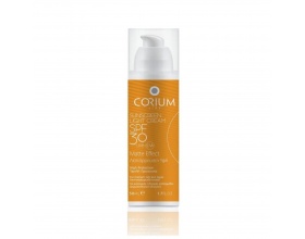 Corium Line Sunscreen Light Cream Matte Effect SPF30 Λεπτόρρευστη Αντηλιακή Κρέμα Προσώπου, 50ml 