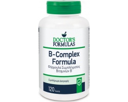 Doctor's Formula B-Complex Formula Φόρμουλα Συμπλέγματος Βιταμινών Β, 120 δισκία  Doctor's Formula B-Complex Formula Φόρμουλα Συμπλέγματος Βιταμινών Β, 120 δισκία
