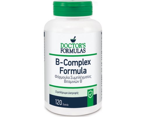 Doctor's Formula B-Complex Formula Φόρμουλα Συμπλέγματος Βιταμινών Β, 120 δισκία 