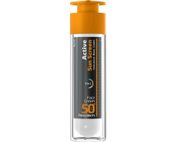 Frezyderm Active Sun Screen Innovative Black Cream SPF50+ Αντηλιακή Κρέμα Προσώπου με Ενεργό Άνθρακα, 50ml Frezyderm Active Sun Screen Innovative Black Cream SPF50+ Αντηλιακή Κρέμα Προσώπου με Ενεργό Άνθρακα, 50ml