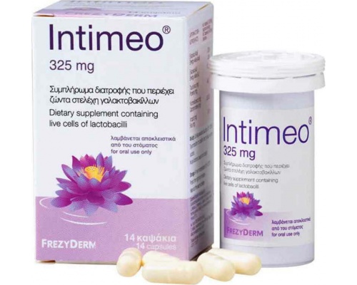 Frezyderm Intimeo Συμπλήρωμα Διατροφής για την Υγεία της Ευαίσθητης Περιοχής, 14 καψάκια