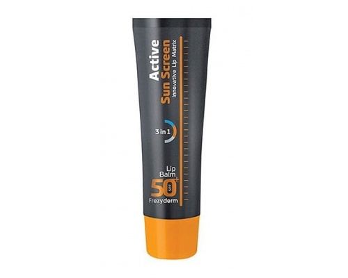 Frezyderm Active Sun Screen Lip Balm SPF50+ Αντηλιακή Προστασία Χειλιών, 15ml Frezyderm Active Sun Screen Lip Balm SPF50+ Αντηλιακή Προστασία Χειλιών, 15ml