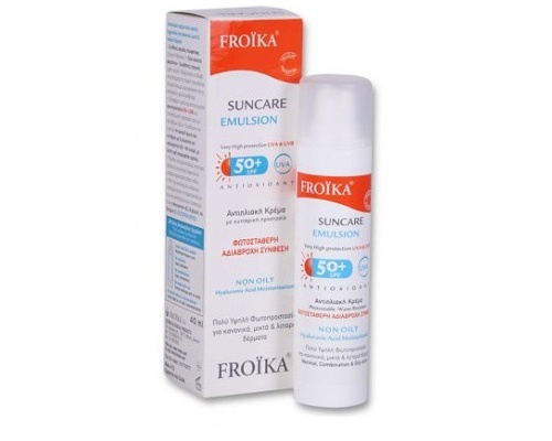 Froika Suncare Emulsion SPF50+ Αντηλιακή Κρέμα Προσώπου, 40ml 