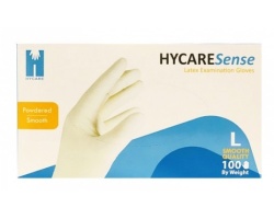 HycareSense Latex Examination Gloves Εξεταστικά Γάντια Νο Large, 100τμχ HycareSense Latex Examination Gloves Εξεταστικά Γάντια Νο Large, 100τμχ