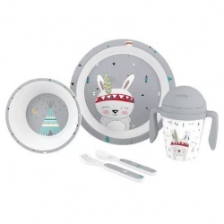 Παιδικά πιατάκια, σετ φαγητού, κουταλάκια, πιρουνάκια
