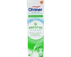 Otrimer Breathe Clean Spray Aloe Vera με Μέτριο Ψεκασμό  με ισότονο διάλυμα θαλασσινού νερού 100ml  Otrimer Breathe Clean Spray Aloe Vera με Μέτριο Ψεκασμό  με ισότονο διάλυμα θαλασσινού νερού 100ml