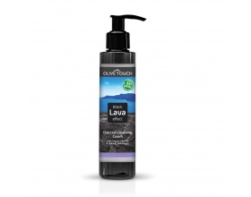 Propharm Olive Touch Black Lava Effect Charcoal Cleansing Cream Κρέμα Καθαρισμού Προσώπου με Ενεργό Άνθρακα, 150ml