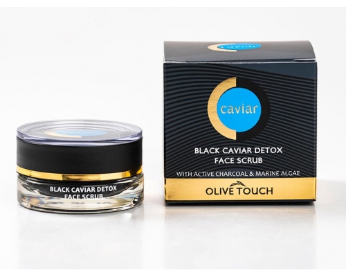 Propharm Olive Touch Black Caviar Detox Face Scrub & Serum, 15ml