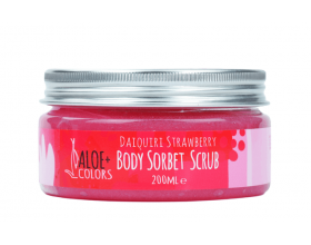 Aloe+ Colors Daiquiri Strawberry Body Sorbet Scrub Απαλό Απολεπιστικό Σώματος, 200ml