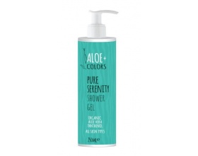 Aloe+ Colors Pure Serenity Shower Gel Ενυδατικό Αφρόλουτρο με Άρωμα Μανόλιας, 250ml