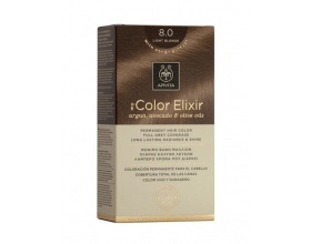 Apivita My Color Elixir No 8.0 Μόνιμη Βαφή Μαλλιών Ξανθό ανοιχτό 1 τεμάχιο 