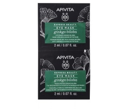 APIVITA Express Beauty Μαύρους κύκλους και σακούλες Eye-Μάσκα με Ginkgo 2*2ml