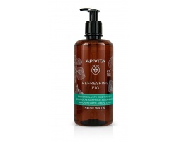 Apivita Eco Pack Refreshing Fig Shower Gel with Essential Oils Αφρόλουτρο Σύκο με Αιθέρια Έλαια, 500ml   Apivita Eco Pack Refreshing Fig Shower Gel with Essential Oils Αφρόλουτρο Σύκο με Αιθέρια Έλαια, 500ml