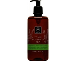 Apivita Eco Pack Tonic Mountain Tea Shower Gel with Essential Oils Αφρόλουτρο με Περγαμόντο & Πράσινο Τσάι, 500ml   Apivita Eco Pack Tonic Mountain Tea Shower Gel with Essential Oils Αφρόλουτρο με Περγαμόντο & Πράσινο Τσάι, 500ml