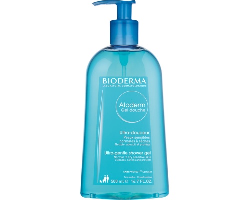 Bioderma Atoderm Gel Douche Απαλό Αφρόλουτρο για Κανονικό/Ξηρό Ευαίσθητο Δέρμα, 500ml Bioderma Atoderm Gel Douche Απαλό Αφρόλουτρο για Κανονικό/Ξηρό Ευαίσθητο Δέρμα, 500ml