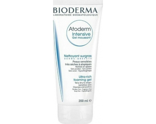 Bioderma Atoderm Intensive Gel Moussant Καταπραϋντικό Τζελ Καθαρισμού για Πολύ Ξηρό/Ατοπικό Δέρμα, 200ml Bioderma Atoderm Intensive Gel Moussant Καταπραϋντικό Τζελ Καθαρισμού για Πολύ Ξηρό/Ατοπικό Δέρμα, 200ml