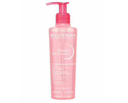 Bioderma Sensibio Gel Moussant Αφρώδες Τζελ Καθαρισμού για Πρόσωπο & Μάτια, 200ml Bioderma Sensibio Gel Moussant Αφρώδες Τζελ Καθαρισμού για Πρόσωπο & Μάτια, 200ml
