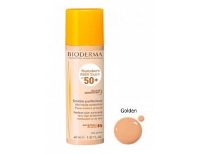 Bioderma Photoderm Nude Touch SPF50+ Golden Αντηλιακή Κρέμα Προσώπου με Χρώμα, 40ml