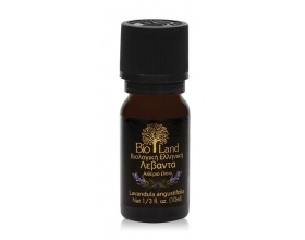 Bioland Ελληνικό Βιολογικό Αιθέριο Έλαιο Λεβάντας, 10ml