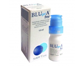 Sooft Italia Blugel A Free Ey Drops Οφθαλμικές Σταγόνες με Υαλουρονικό Νάτριο, 10ml