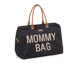 Childhome, Mommy Bag, Τσάντα Μαιευτηρίου με Στρωματάκι Αλλαγής, CWMBBBLGO, Black/Gold, 1τμχ.