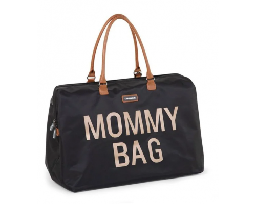 Childhome, Mommy Bag, Τσάντα Μαιευτηρίου με Στρωματάκι Αλλαγής, CWMBBBLGO, Black/Gold, 1τμχ.