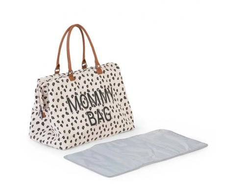 Childhome, Mommy Bag, Τσάντα Μαιευτηρίου με Στρωματάκι Αλλαγής, CWMBBLEO, Big Canvas Leopard, 1τμχ. Childhome, Mommy Bag, Τσάντα Μαιευτηρίου με Στρωματάκι Αλλαγής, CWMBBLEO, Big Canvas Leopard, 1τμχ.