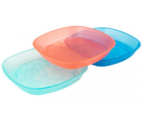 Dr. Brown's Toddler Plates, Πιάτα Ρηχά,4m+, TF022, 3τεμ. Dr. Brown's Toddler Plates, Πιάτα Ρηχά,4m+, TF022, 3τεμ.